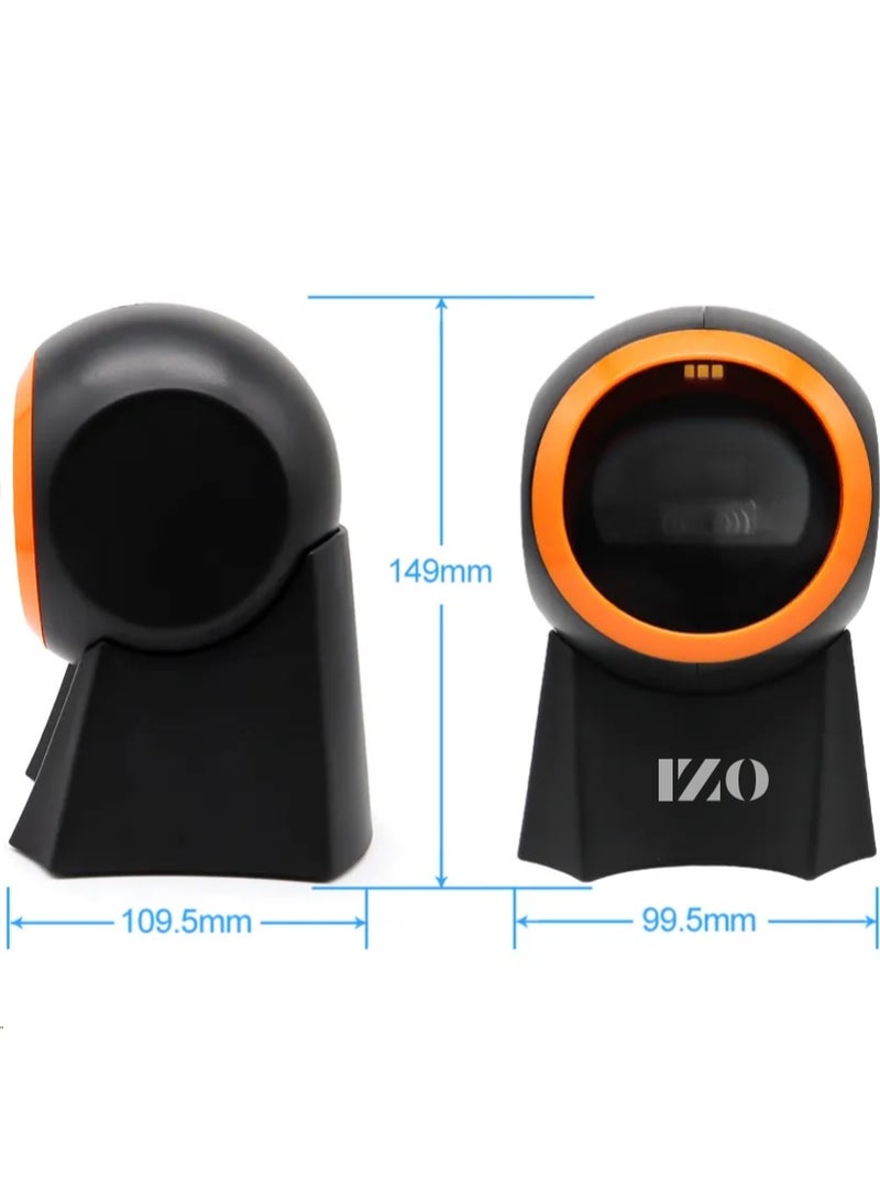 IZO Wired Desktop Barcode Scanner 1D-2D - Image 3