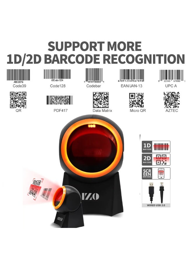 IZO Wired Desktop Barcode Scanner 1D-2D - Image 2