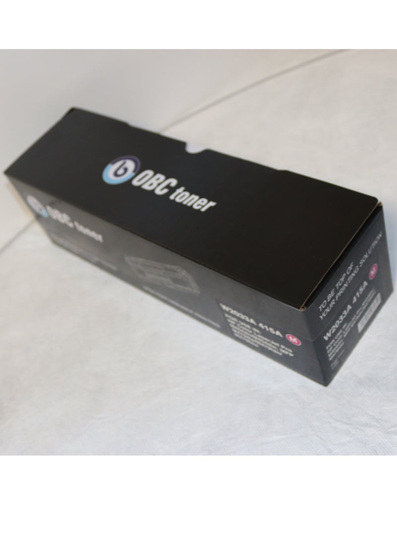 OBC-compatible Magenta Laser Toner Cartridge Replacement for HP CF413A / Cartridge 046. Prints up to 2300 pages in professional color quality. - Image 3