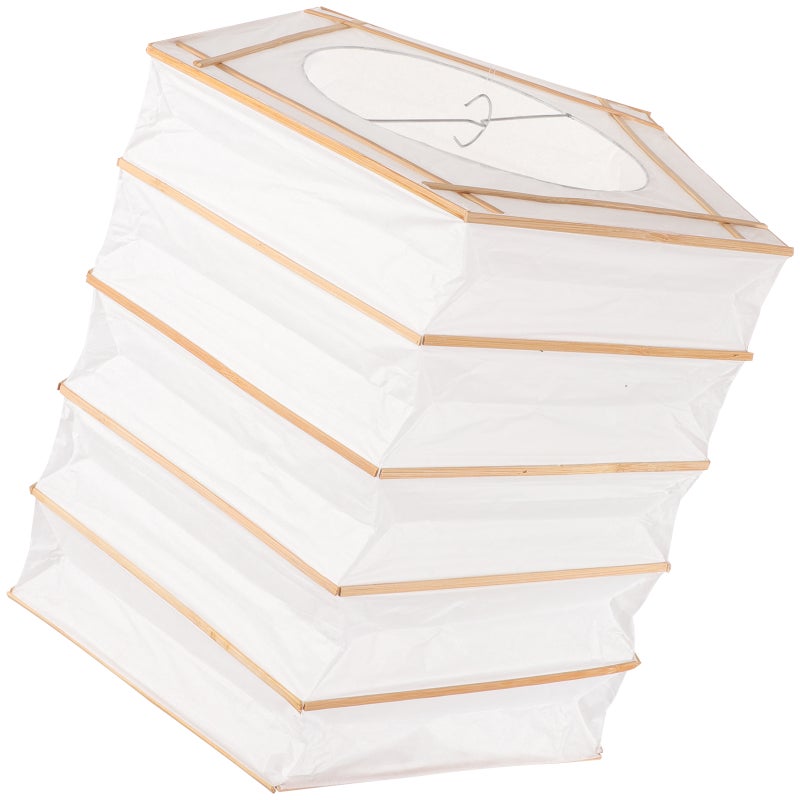 2pcs Color Paper Lampshade Household Foldable Lampshade Ceiling Decorative Lamp Cover - Image 4