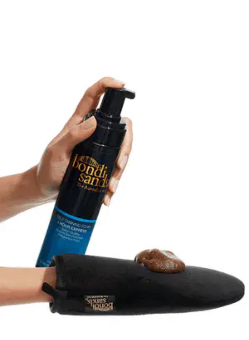BONDI SANDS 1-Hour Express Self Tanning Foam for a Quick Tan - Develops a Natural Glow in Just 60 Minutes, Customizable Results Based on Duration (200 ml) - Image 2