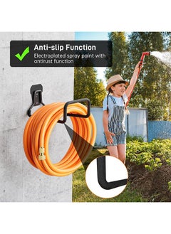Arabest Garden Hose Holder Wall Mount Hose Hook Heavy Duty Metal Hose Hook For Outdoor Garden Patio Garage  - Image 4
