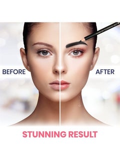 Stylia Microblading Supplies Waterproof Eyebrow Pencil - 12 Piece Black Brow Mapping Pencil Set For Marking, Filling And Outlining, Eye Brow Liners  - Image 5