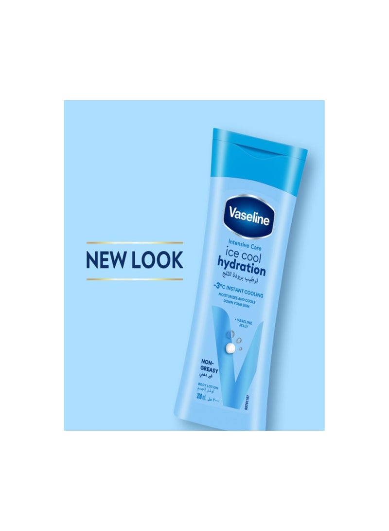 فازلين لوشن بترطيب برودة الثلج متعدد الألوان 200ملليلتر - Image 2