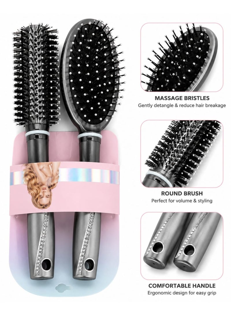 pack of 2 hair brush