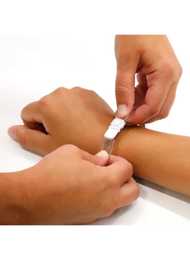 Mabis Briggs Clear Tubular Id Wrist Bands With Inserts, 50 Count - Image 4