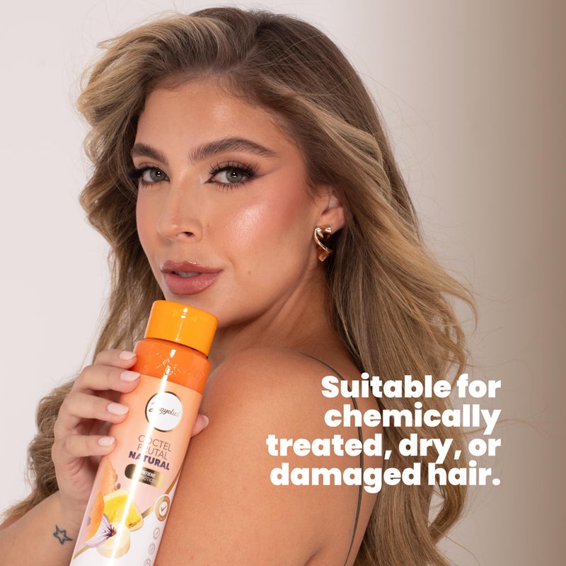 ANYELUZ Hair Mask with Banana and Fruit Extracts â€“ For Dry and Damaged Hair, Restores Shine and Strength - Image 4