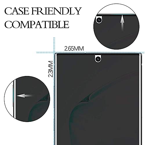 LYWHL 2 Pack for Samsung Note 10 Privacy Screen Protector, Anti-Spy Flexible Film Full Adhesive Screen Protector for Galaxy Note 10 6.3" [Not for Note 10 Plus] [Support Fingerprint ID] - Black - Image 5