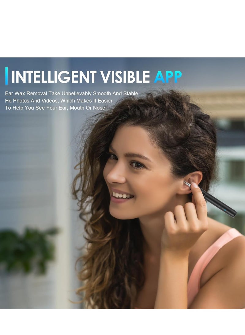 عربست إزالة شمع الأذن ، ترقية نظافة الأذن مع كاميرا 1920P ، كاميرا أداة إزالة شمع الأذن مع 8 أجهزة كمبيوتر شخصية مجموعة الأذن ، إزالة شمع الأذن مع 7 ملعقة أذن ، إزالة شمع الأذن مع الأضواء ، إزالة شمع الأذن - Image 4
