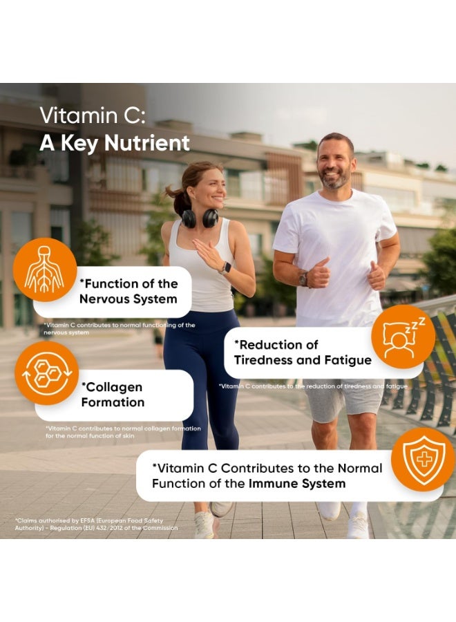 WeightWorld Vitamin C Tablets 1000mg - 180 Tablets - 6 Months Supply - Added Rosehips & Bioflavonoids - 1 per Day - Vegan & Non-GMO - Vit C Supplement (As L-Ascorbic Acid) - Easy-to-Break Pills - Made in the UK - Image 3