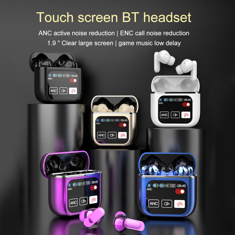 Wireless Earbuds: Skin Tone, High Fidelity Sound, ANC+ENC Noise Reduction - Large Capacity Battery, Touch Screen Control for Music Lovers, Daily Commute & Office Use - Image 3
