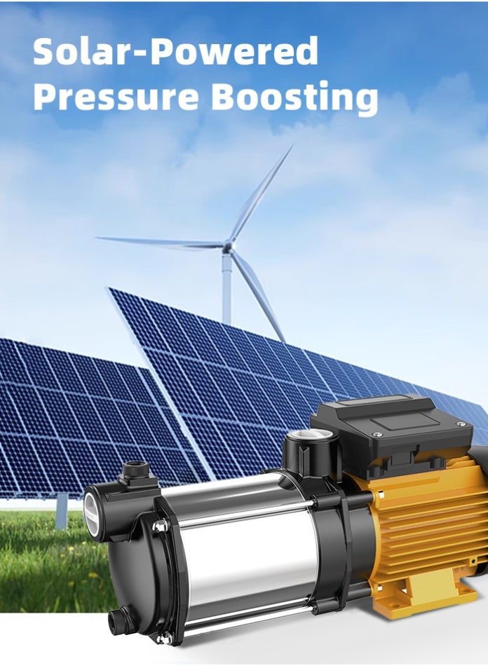 MODI 750W Heavy-Duty Water Pressure Booster Pump with Copper Winding Stainless Steel Impeller - High Pressure Water PumpThermal Protection Anti-Rust Body for Home Garden Irrigation and Water Supply - Image 1