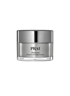PRAI Beauty Platinum Firm & Lift Night Creme, Anti-Aging And Hydrating Night Face Moisturizer For Women, Hydrating And Revitalizing Night Cream, Overnight Face Lotion, 1.7 Oz  - Image 1