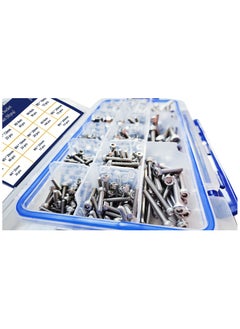 Vixel 624 Pieces Din 912 Hex Head Socket Cap Screws Set, M3 To M5 Sizes, Stainless Steel, Includes Hexagonal Wrenches And Tweezer  - Image 5
