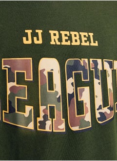 JJ Rebel League Camouflage Graphic Print T-Shirt  - Image 3