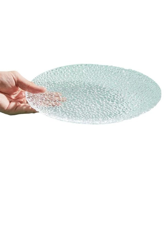 Glass Dinnerware Set - 6 Pieces - Decorative Serving Dishes for Desserts and Fruits - Elegant for Kitchen and Dining Room - Versatile Dinnerware - Image 1