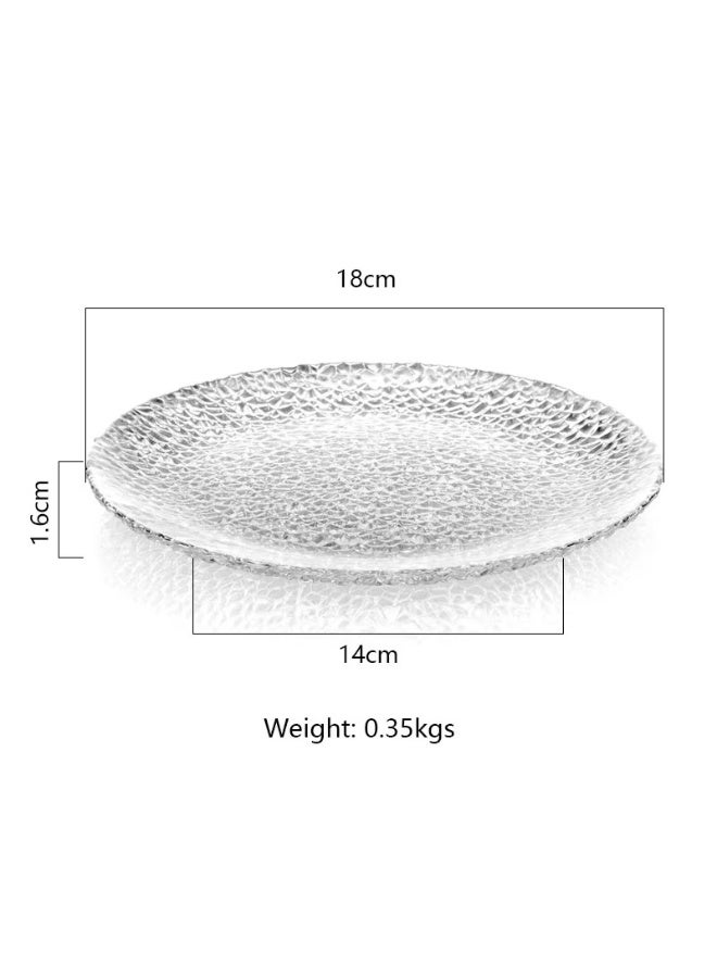 Glass Dinnerware Set - 6 Pieces - Decorative Serving Dishes for Desserts and Fruits - Elegant for Kitchen and Dining Room - Versatile Dinnerware - Image 4