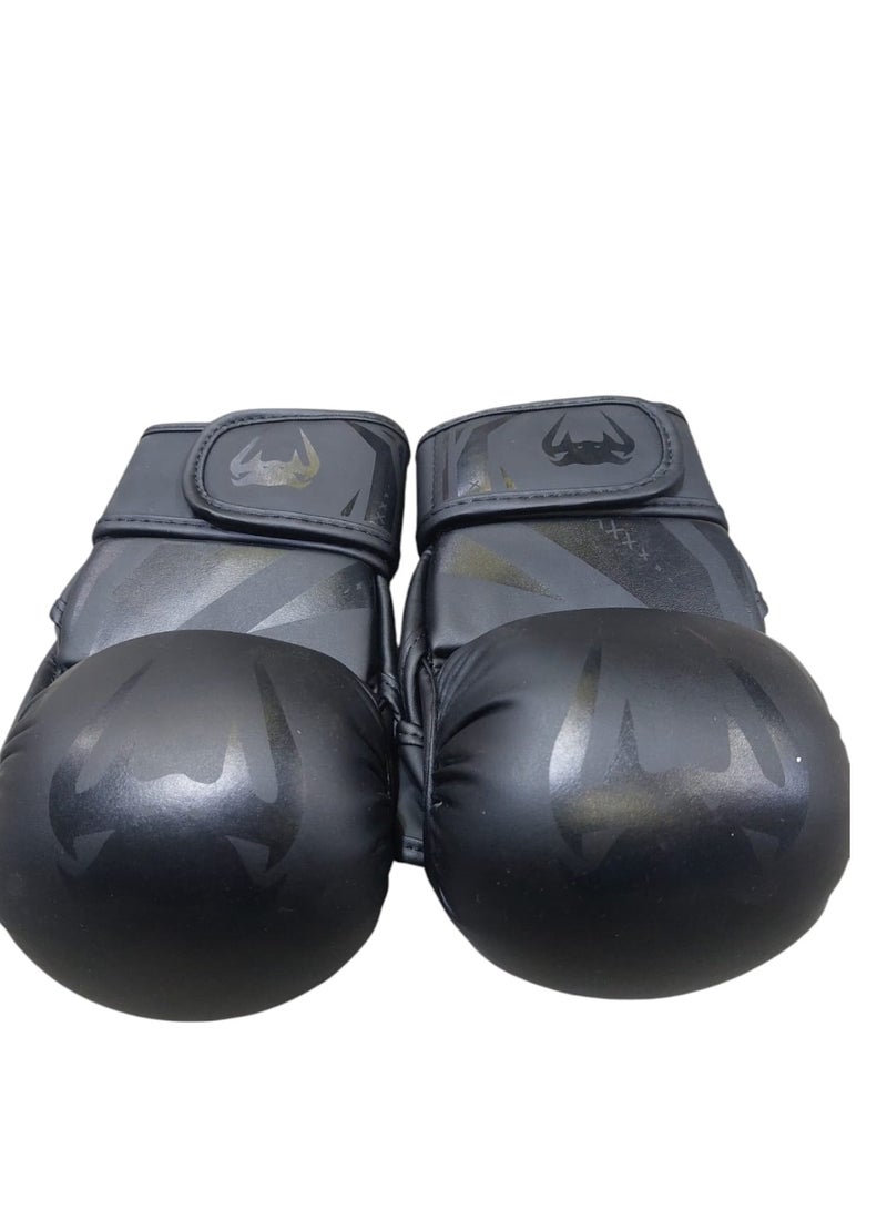 Generic Sports Boxing Gloves - Professional High Performance Design to Protect Hands During Training and Matches (Black) - Image 5