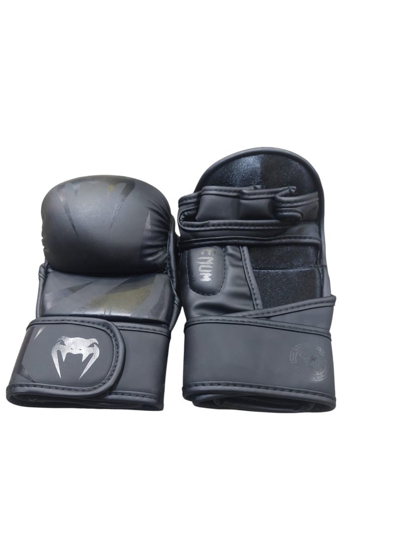 Generic Sports Boxing Gloves - Professional High Performance Design to Protect Hands During Training and Matches (Black) - Image 3