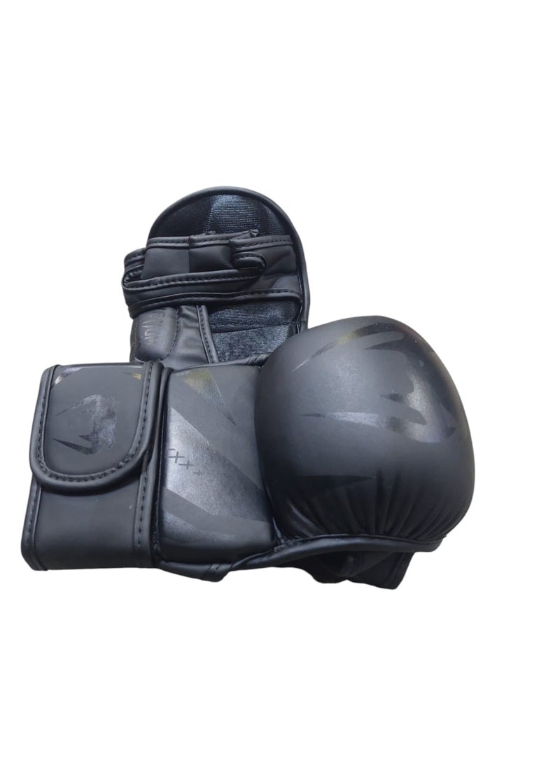 Generic Sports Boxing Gloves - Professional High Performance Design to Protect Hands During Training and Matches (Black) - Image 4