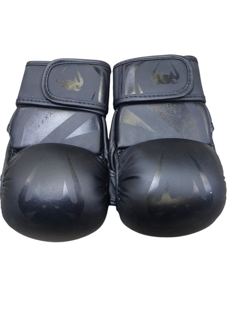 Generic Sports Boxing Gloves - Professional High Performance Design to Protect Hands During Training and Matches (Black) - Image 1