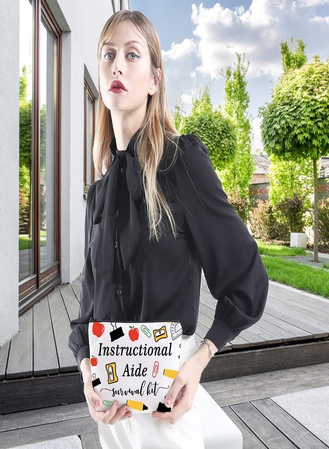 حقيبة أدوات تعليمية هدية من WCGXKO، حقيبة أدوات تعليمية، حقيبة نجاة، حقيبة شكر للمعلم، حقيبة مكياج بسحاب (تعليمية) - Image 4