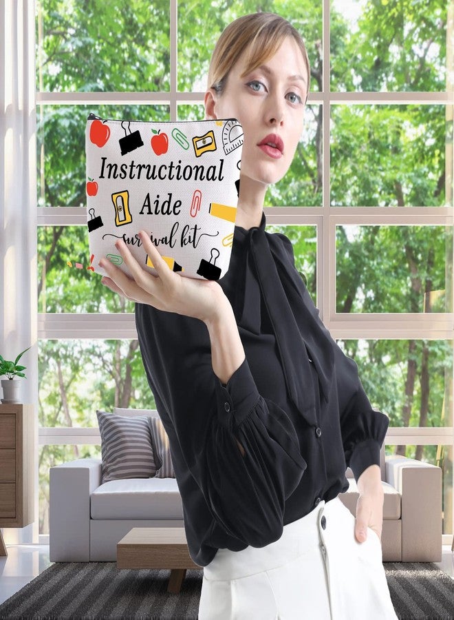 حقيبة أدوات تعليمية هدية من WCGXKO، حقيبة أدوات تعليمية، حقيبة نجاة، حقيبة شكر للمعلم، حقيبة مكياج بسحاب (تعليمية) - Image 5