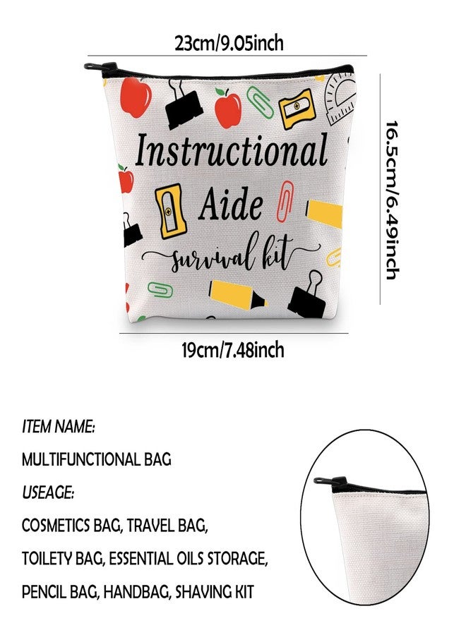 حقيبة أدوات تعليمية هدية من WCGXKO، حقيبة أدوات تعليمية، حقيبة نجاة، حقيبة شكر للمعلم، حقيبة مكياج بسحاب (تعليمية) - Image 2