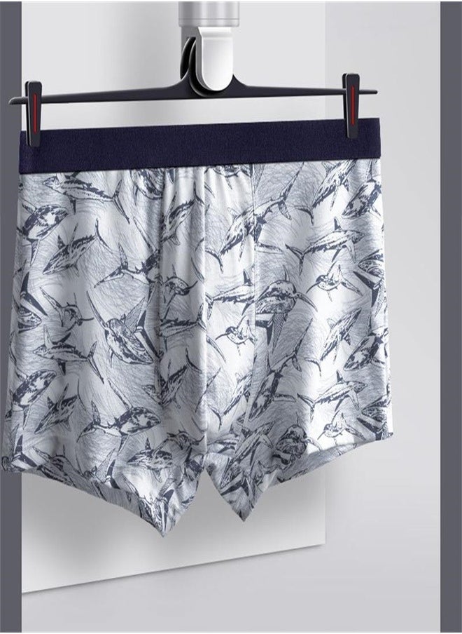 MIIOW - 3Pcs Man Underwear Boxer Men Comfortable Polyester Innerwear  Men's Panties Boxers Shorts Underpants Mens Print - Image 1