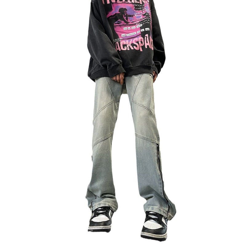 Unisex Classic Denim Jeans Loose Fit Daily Outdoor Wear - Image 4