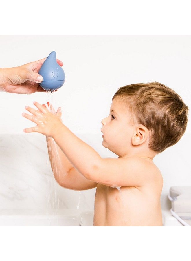 ubbi Muted Color Cloud And Droplet Bath Squeeze Toys Baby Bath Accessory Water Toys For Toddler Bath Time Play - Image 4