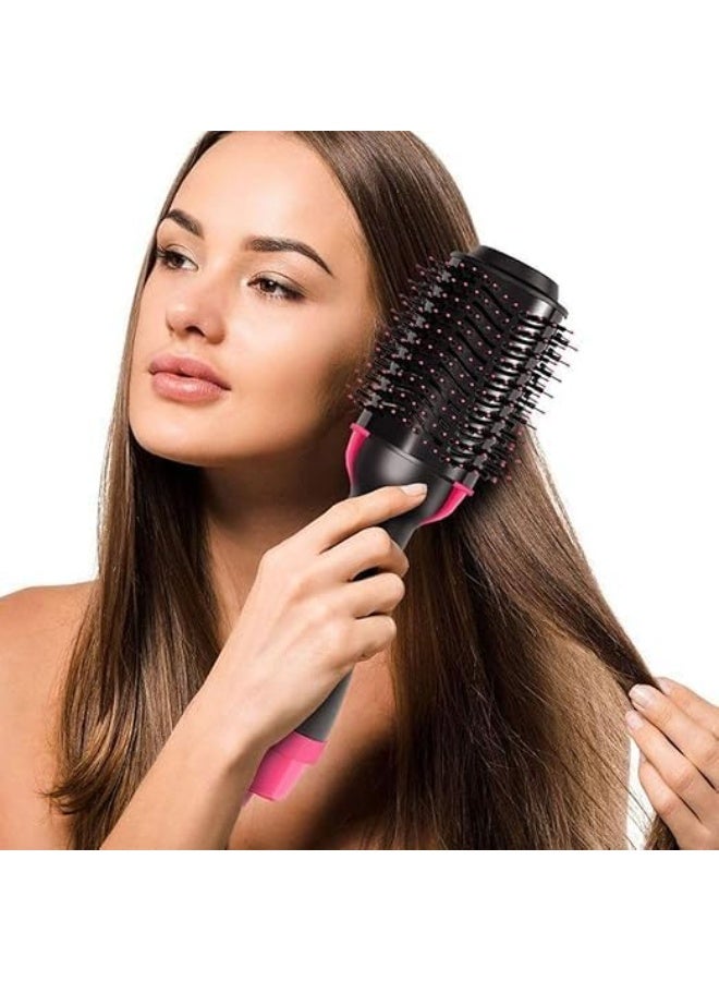 Cronier Professional Hair Dryer Brush, 3 Heat Settings, 360 Degree Swivel Cord, Massage Points, Pink and Black - Image 3