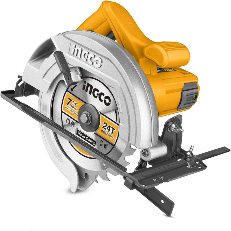 INGCO Cs18538 1400W Circular Saw With 1 Set Extra Carbon Brushes, 4800 Rpm - Image 1