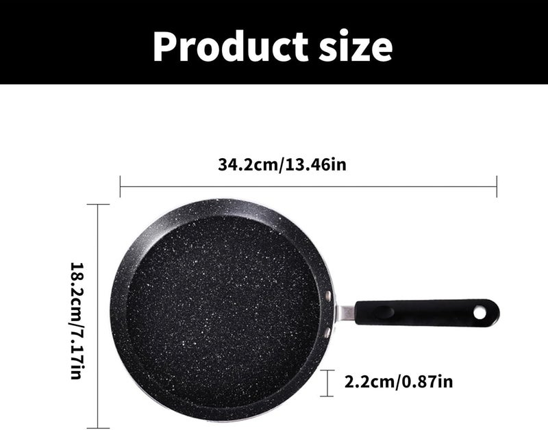 Multipurpose Nonstick Skillets with Even Heating Aluminum Frying Pans for Cooking Enthusiasts Meal Preparation Tool Nonstick Frying Pans - Image 4