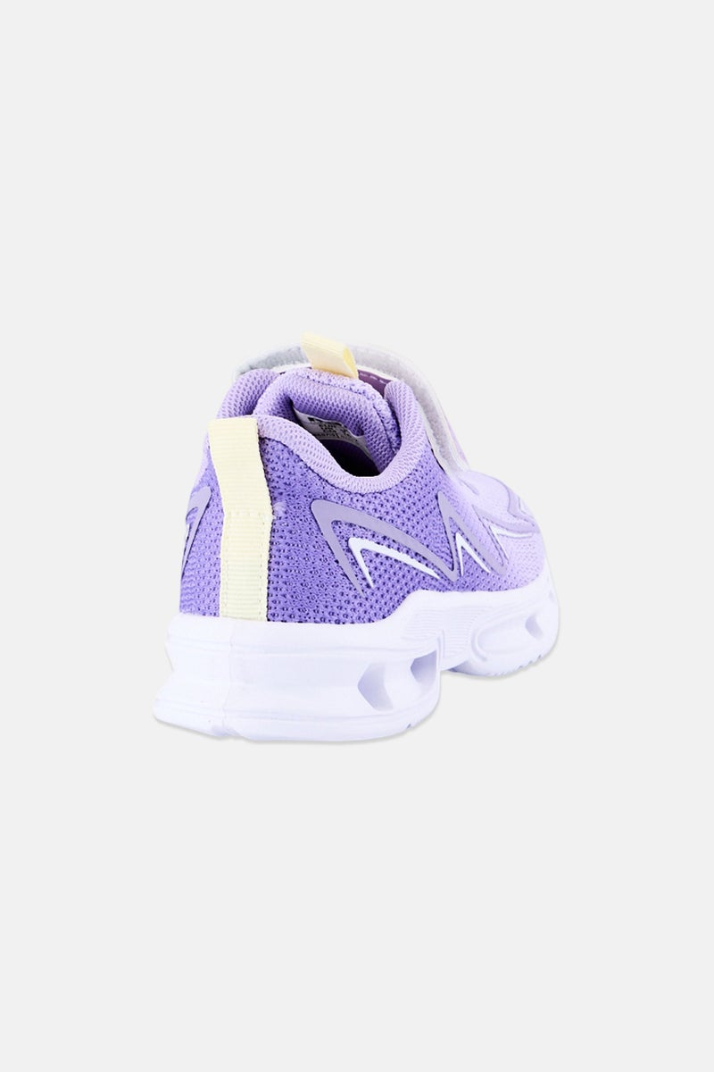 RBX Toddlers Girl Brand Logo Velcro Closure Outdoor Shoes, Purple - Image 3