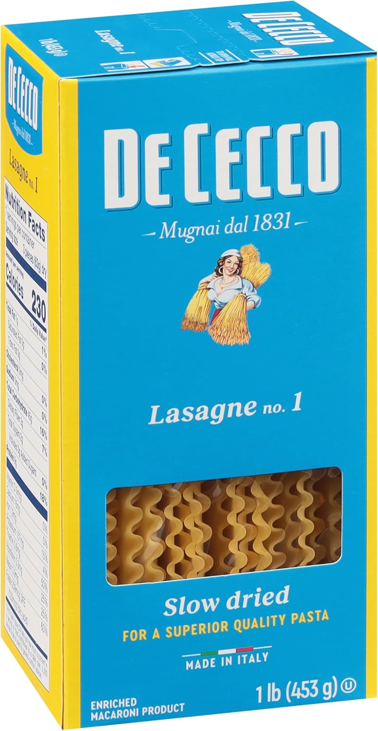 De Cecco مكرونة دي تشيكو، لازانيا، 16 أونصة - Image 1