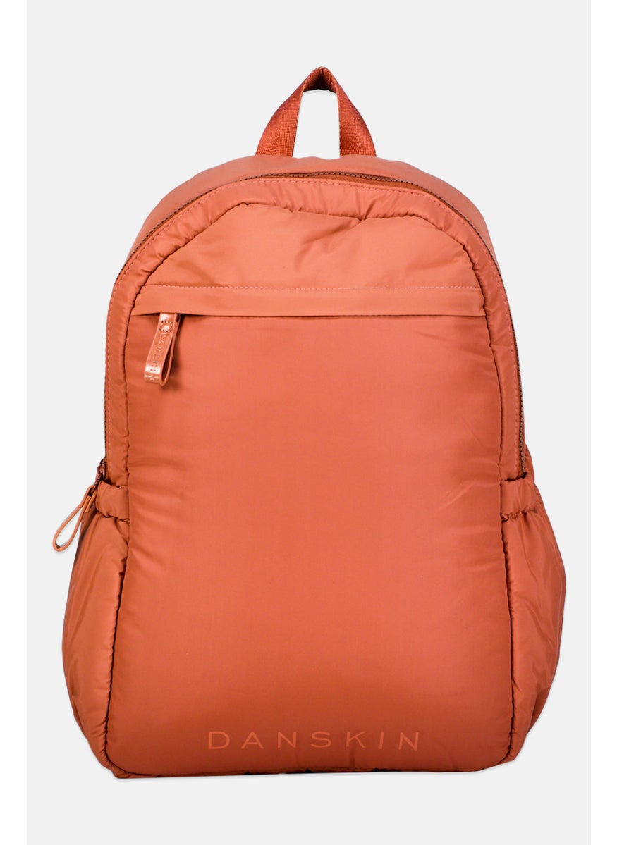 Danskin Women Brand Logo Bagpack 42 H x 35 L x 15 W cm, Orange  - Image 1