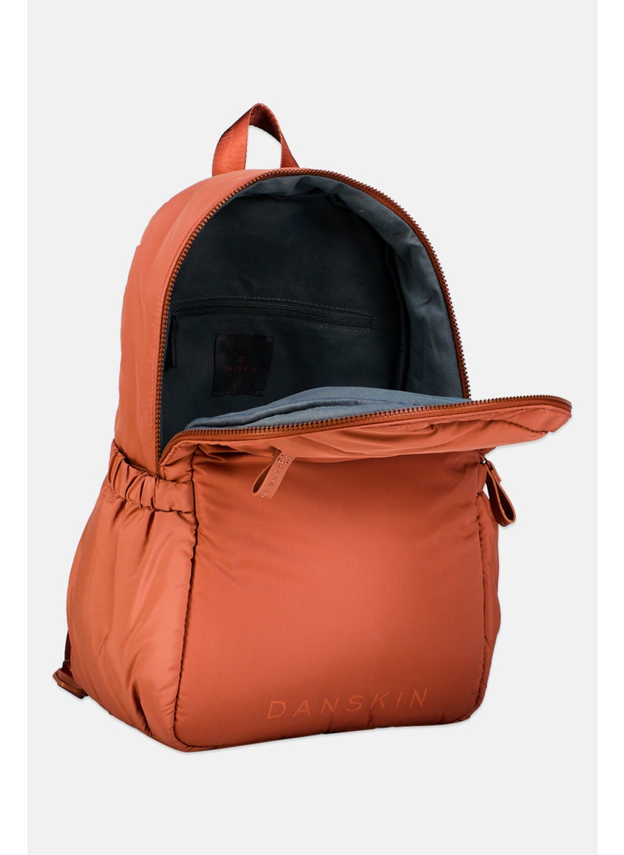 Danskin Women Brand Logo Bagpack 42 H x 35 L x 15 W cm, Orange  - Image 3