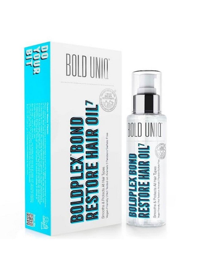 BOLD UNIQ Boldplex 7 Hair Oil for Dry & Damaged Hair - Adds Shine, Strengthens, Smooths Split Ends & Frizz, Moisturizes & Nourishes. Weightless Hair Treatment Oil For Curly, Frizzy & Coarse Hair - 3.38 FlOz - Image 1