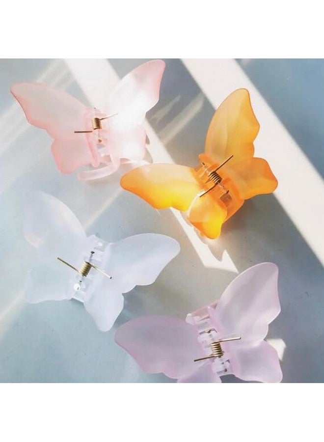 HOMSUN Butterfly Hair Clips Cute Hair Clips Hair Clips for Women Butterfly Claw Clips Butterfly Clips Claw Clips for Thin Hair Hair Clips Hair Accessories for Women (Three(3) Pcs, Butterfly Claw) - Image 4