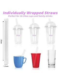 100 Clear Straws, Large Disposable Clear Straws,For Drinking Milkshakes, Pearl Milk Tea, Home Use. - pzsku/ZCA24DA339BB7DF82E593Z/45/_/1736317364/f816aaaa-8c19-4804-bae5-293c5de38764