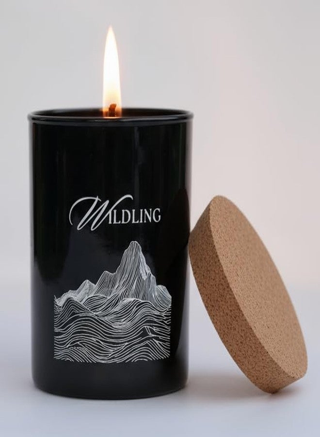 Wildling Luxury Candle Gift Set - रात रानी | Raat Rani | Queen of The Night | +40hr Burn | Night Blooming Jasmine | Unique Cork Gift Box | Diwali Gift Set - Image 3