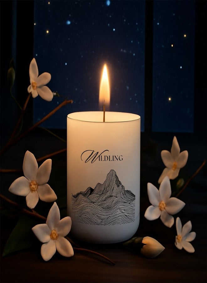 Wildling Luxury Candle Gift Set - रात रानी | Raat Rani | Queen of The Night | +40hr Burn | Night Blooming Jasmine | Unique Cork Gift Box | Diwali Gift Set - Image 5