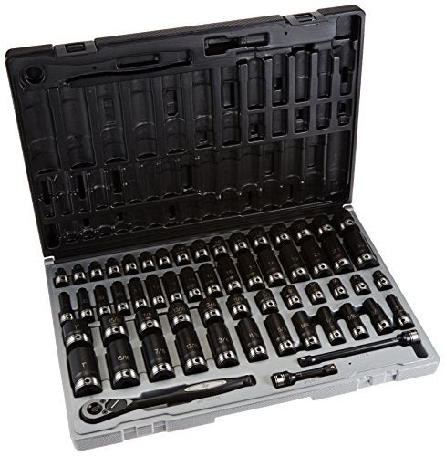 Grey Pneumatic Corp - 3/8 Dr. 59Pc Fract. Metric Duo-Socket Set - 6 P (81659CRD) - Image 5