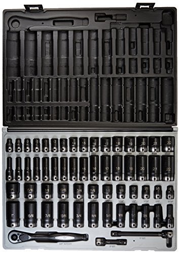 Grey Pneumatic Corp - 3/8 Dr. 59Pc Fract. Metric Duo-Socket Set - 6 P (81659CRD) - Image 2