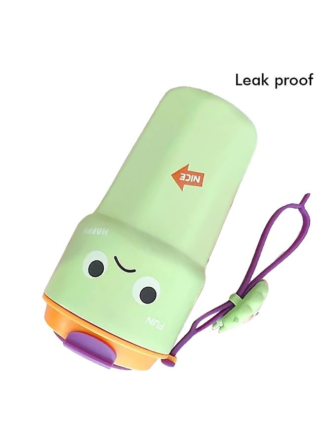 LITTLE SURPRISE BOX Fun Emoji Mint Green Vacuum Insulated Stainless Steel Coffee/Water/Tea Travel Tumbler for Kids & Adults450ml  - Image 4