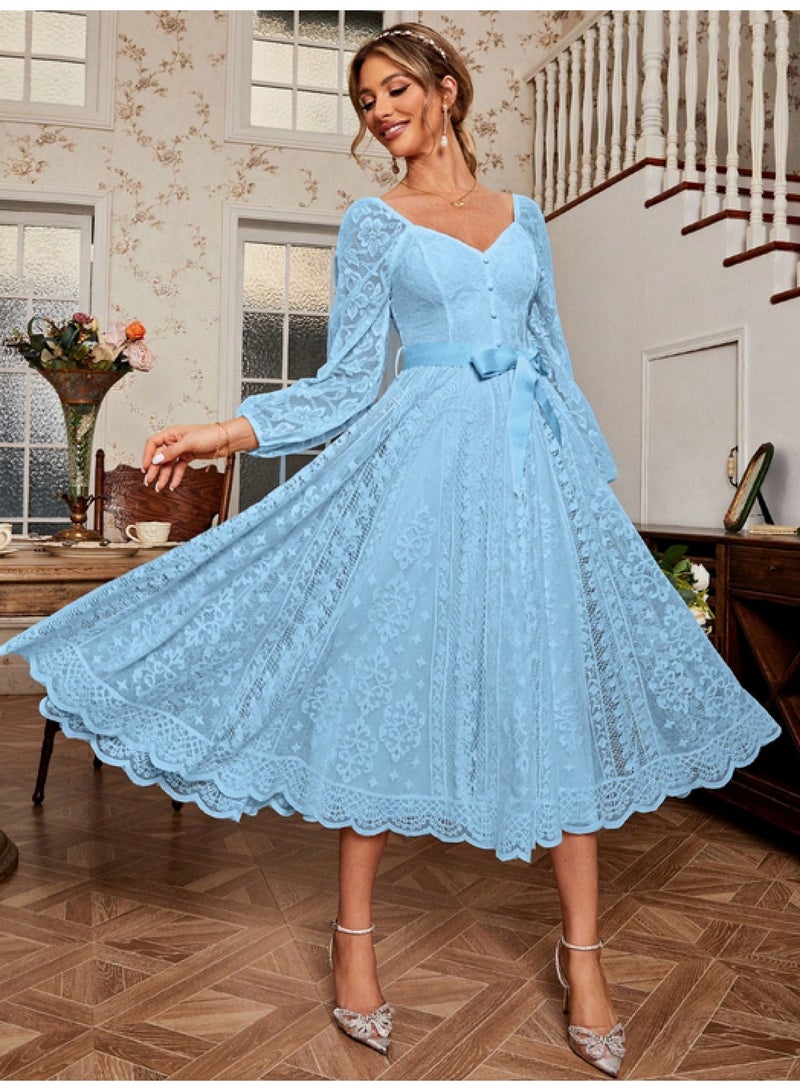 سيمبلي فستان أنيق للنساء الصيفي مزيج خفيف ومريح من القطن المثالي للمنزهات - Image 1