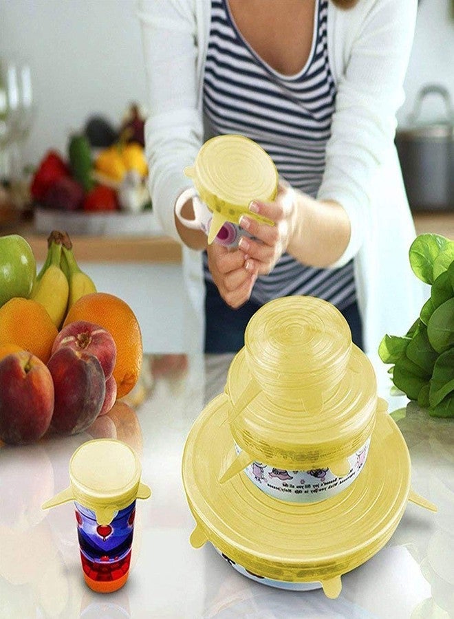SHREE HANS CREATION Silicone Stretch Lids - Multicolour - Image 3