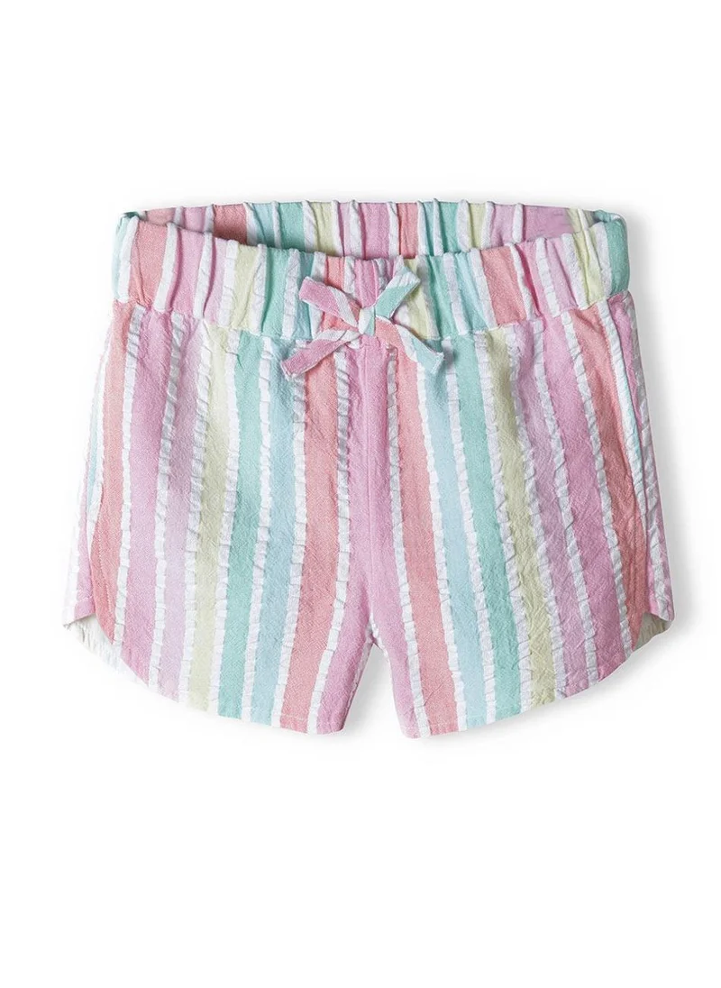 مينوتي Kids Girls Striped Shorts