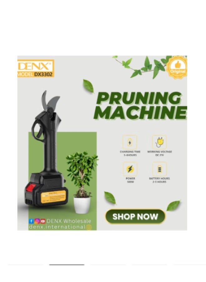 Denx Portable electric pruning shears, cordless, lightweight and portable - Image 2